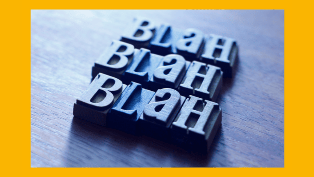 How to stop the blah, that is holding you back!