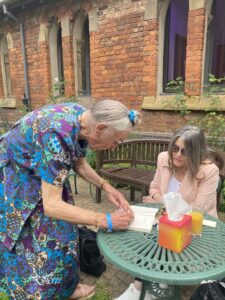 Jean Macdonald and Marianne Williamson