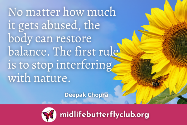 first signs of becoming a midlife woman? 