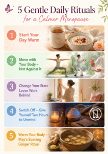 5 Gentle Daily Rituals for a Calmer Menopause Guide